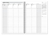 WeeklyOrganizer Refill - LWE-600R