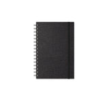 Notebook with Graph Paper, Gunmetal Mesh Journal, JournalBooks®, Wirebound Journal